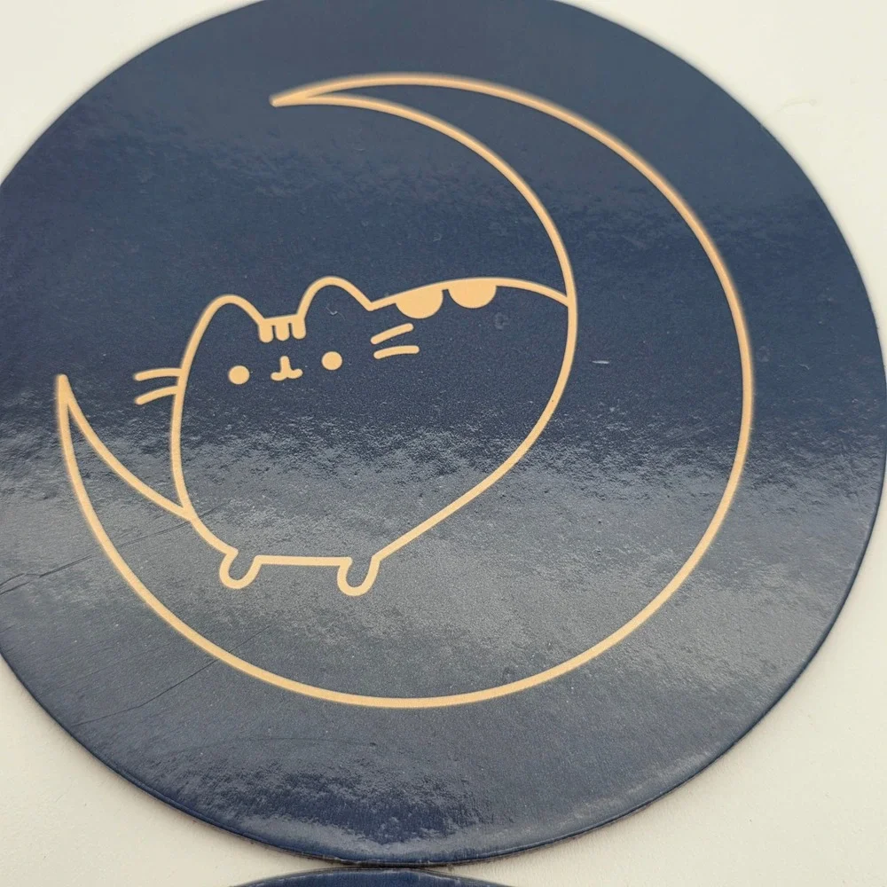Pusheen Box Coaster Set Cork Navy  Celestial Space Out Of This World‎ Exclusive